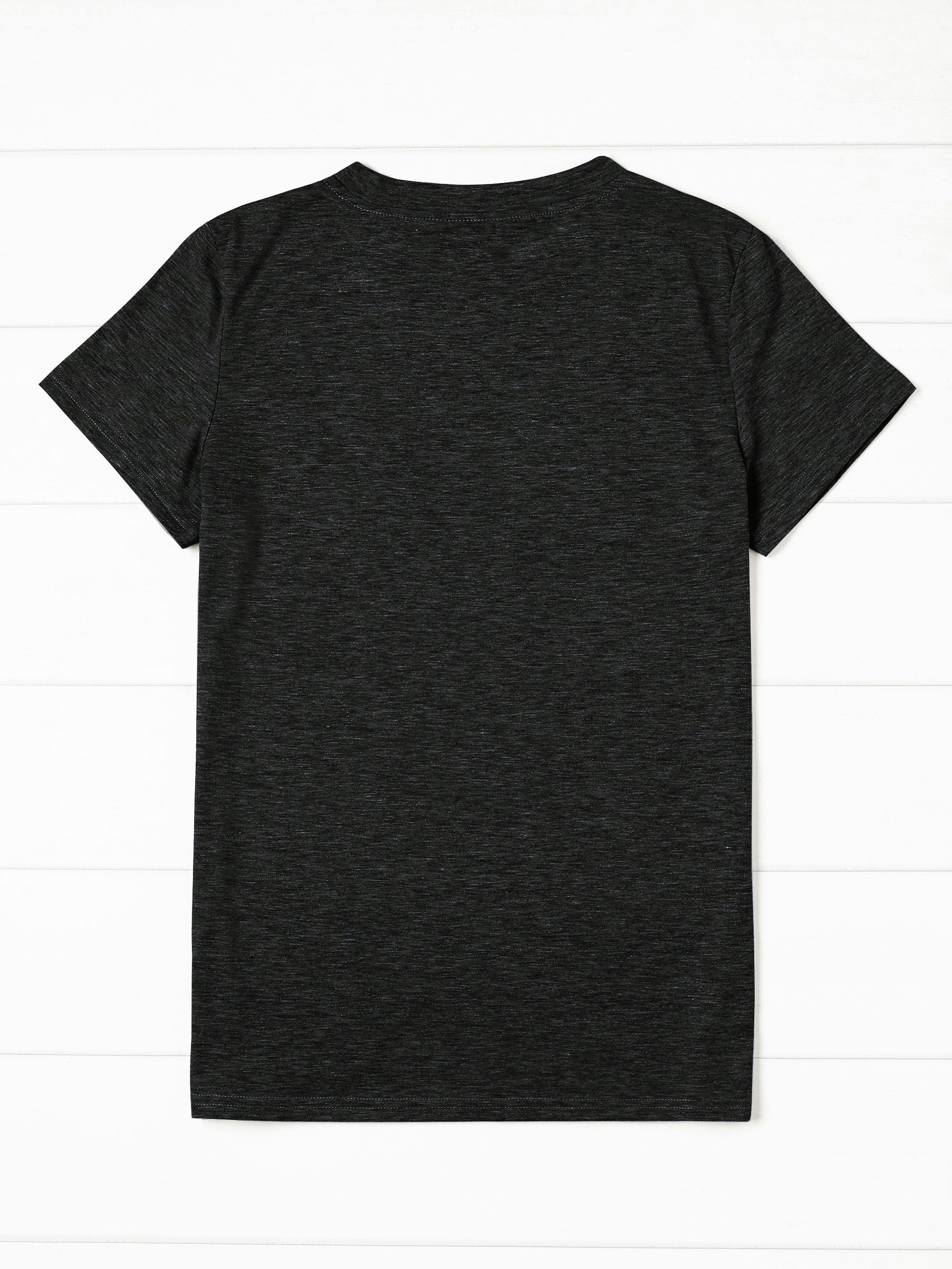 Herren T-Shirt mit Stier-Grafik – Rundhalsausschnitt, lässig, bequem