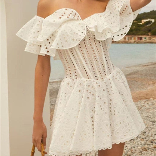 Sommerkleid mit Stickerei für Damen – Romantisch & Feminin