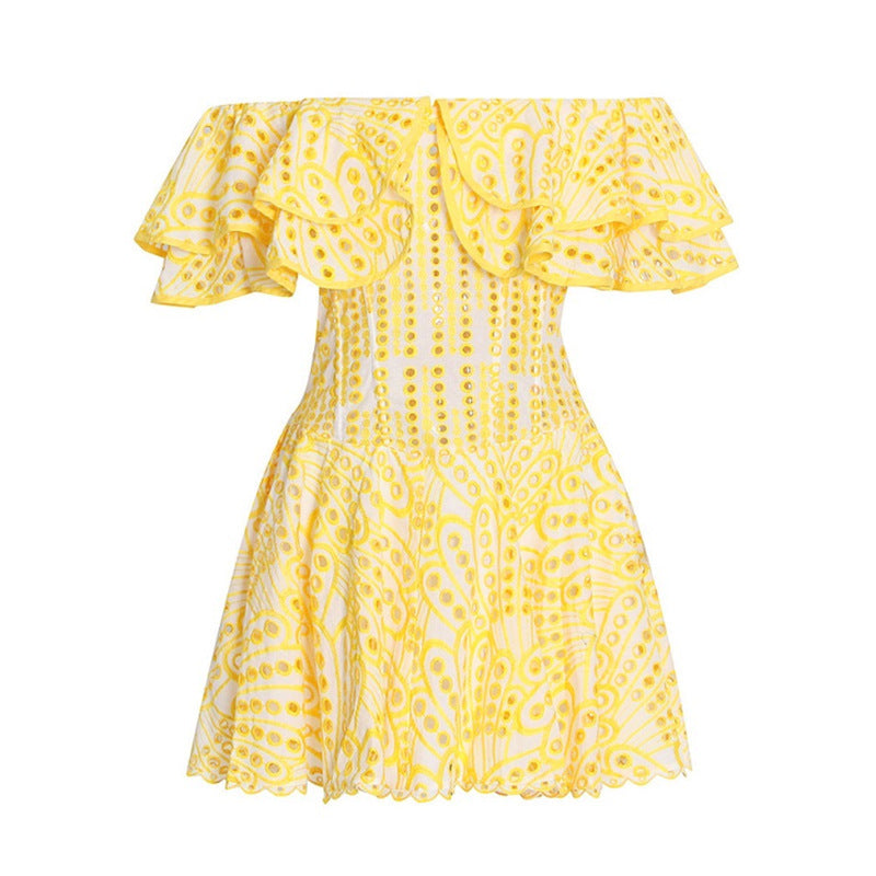 Sommerkleid mit Stickerei für Damen – Romantisch & Feminin