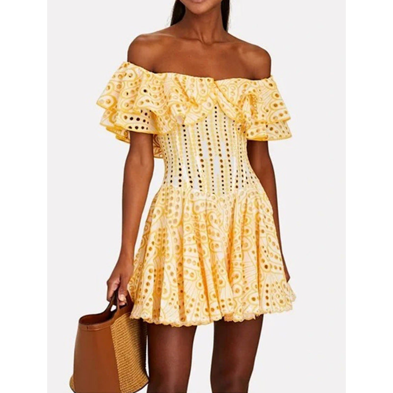 Sommerkleid mit Stickerei für Damen – Romantisch & Feminin