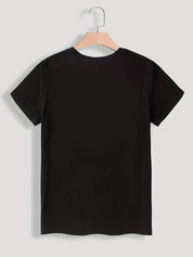 Damen T-Shirt mit schreiender Katzen-Grafik – Rundhalsausschnitt, Kurzarm, lässig