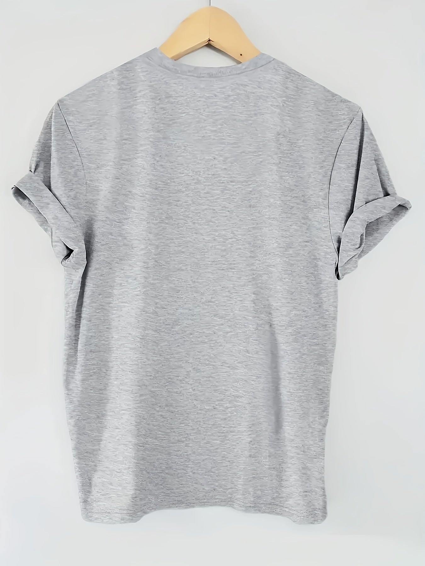 Damen Freizeit-T-Shirt mit Grafik Schwarze Katze, Rundhalsausschnitt, Kurzarm, Baumwollmischung