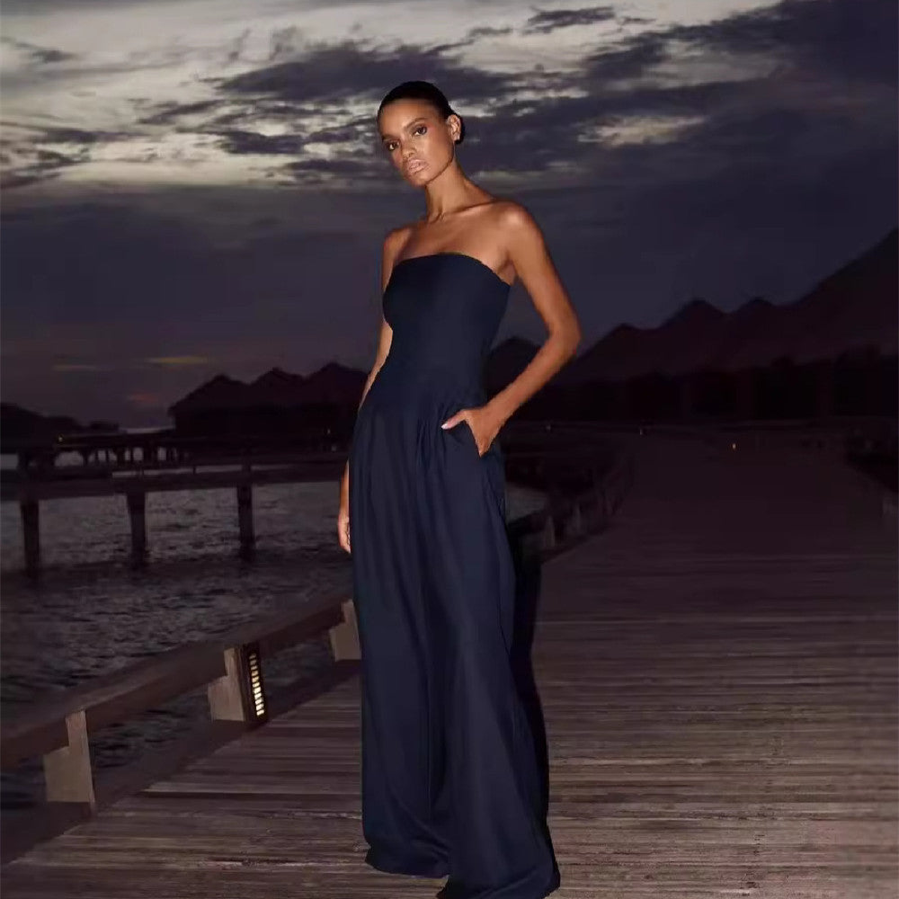Eleganter Damen Overall in Schwarz – Zeitlos & Stilvoll