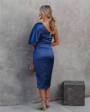 Damen Partykleid Asymmetrisch für Festliche Anlässe