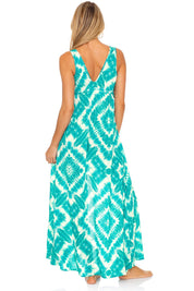 Maxikleid in Türkis – Sommerlicher Look mit Boho-Charme
