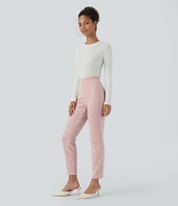 Damen Skinny-Hose mit hohem Bund – Elastisch, figurbetont, mit Taschen