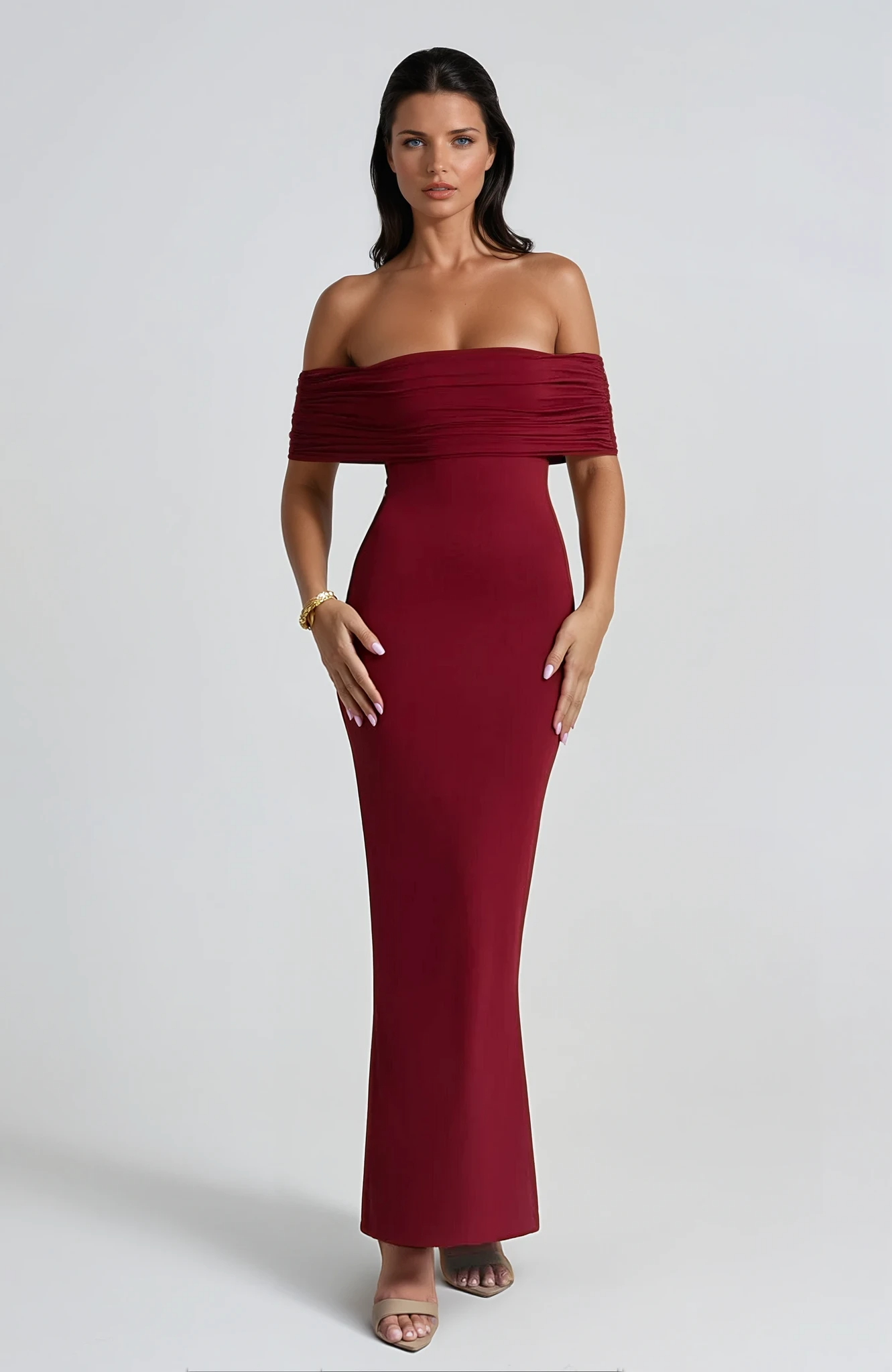 Variant image for Damen Maxi Kleid Schwarz Größe M Baumwolle-13